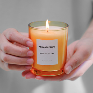 Bougie parfumée Northern Mu en cire de soja, en forme de tasse, aromathérapie, parfum naturel de plantes - Product Image 1