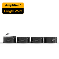 Câble d'extension actif USB 3.0 noir de 10 m, câble d'extension USB 3.0 haute vitesse, amplificateur de signal de 5 m à 30 m pour appareil photo et scanner