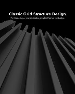 Dissipatore di Calore per SSD <span class=keywords><strong>M</strong></span>.2 2280 NVME Ventola di Raffreddamento per Disco Rigido Solido in Lega di Alluminio per PC Slot <span class=keywords><strong>M</strong></span>.2 SSD - Product Image 6