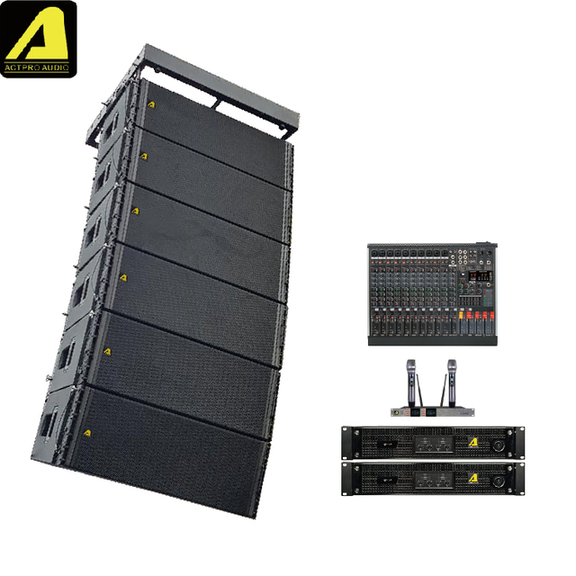TTL55A Autoamplificado Line Array PRO Audio TTL55 Dual 12 Inch Line Array PA Speaker