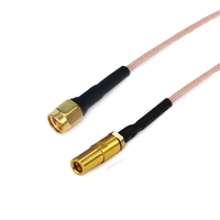 Connecteur coaxial rf pour GPS, connecteur usagé de points noirs, support SSMB mâle/jack/prise pour PNC et GPS