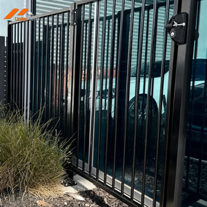 UV Resistant Aluminum Pool Safety Gate CE Compliant Powder Coated Easy Installation for Villa <b>Garden</b> Pool Projects - Product Image 1