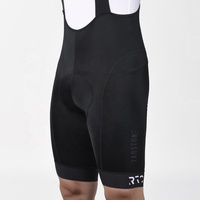 Cuissard de cyclisme noir pour homme Tarstone avec logo réfléchissant, respirant, pour l'endurance