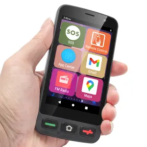 Android UNIWA M4003SOS緊急ボタン高齢者ケアスマートフォンOEM4Gシニア携帯電話