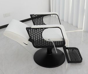 Sillas reclinables de alta gama para barberías Sillas especiales para peluquerías Sillas de peluquería con asiento ajustable para peinado y coloración - Product Image 2