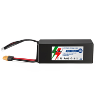 Baterai LiHV Racing 6S 22.8V 1300mAh 115C XT90 Extreme Discharge FPV Drone LiPo untuk Kompetisi Quadcopter Kecepatan Tinggi 800 Cycle