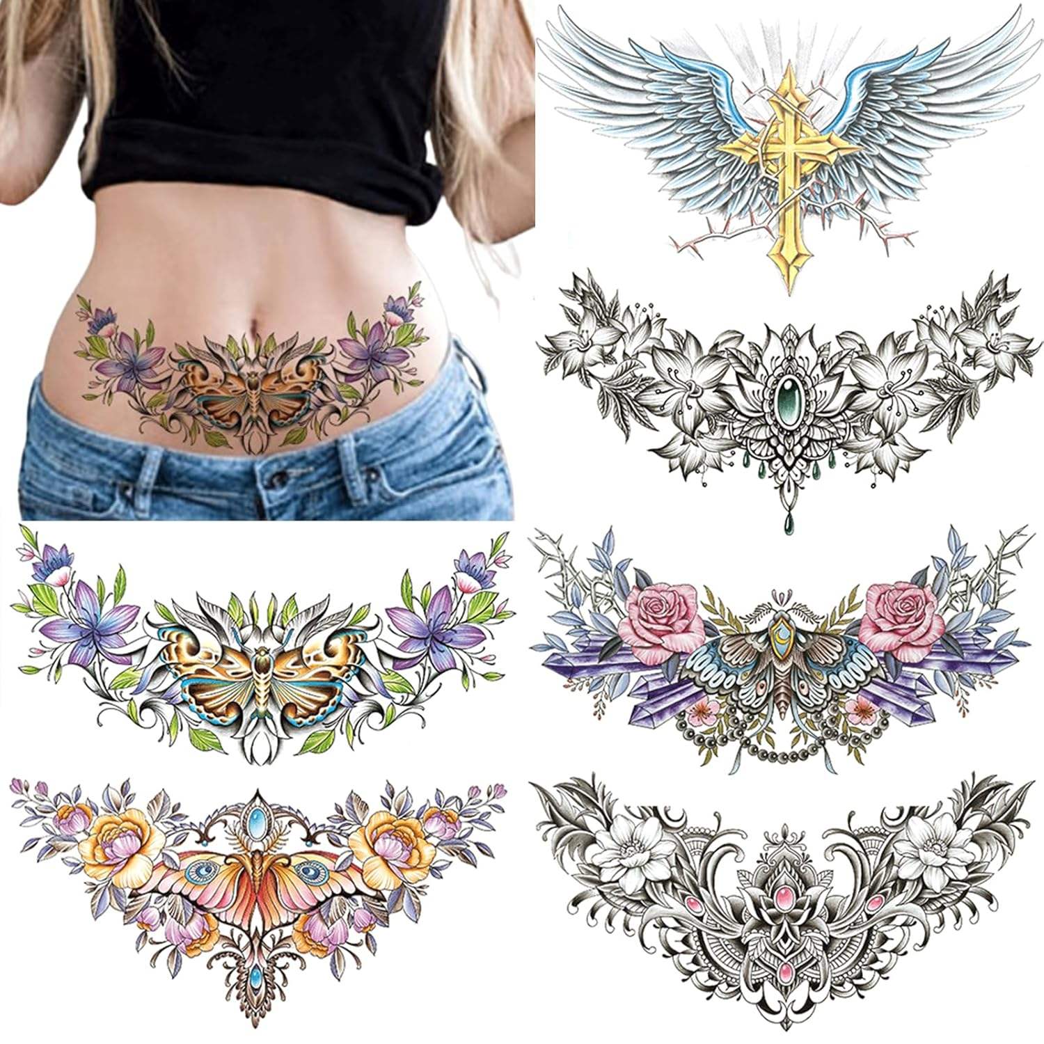 Tattoo Design on Stomach for Women | Tattoo on stomach, image size:1500x1500
