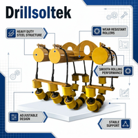 Износостойкие опорные ролики Drillsoltek HDD для трубопроводов, 2026 год, для безтраншейного оборудования