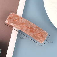 Barrettes à cheveux géométriques en acétate de coquille de tortue, de bonne qualité, personnalisées, Design français