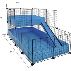 En Plastique Ondulé imperméable à l'eau Pour Animaux De Compagnie <span class=keywords><strong>Cage</strong></span> Plaques Sûr Cobaye Coroplast <span class=keywords><strong>Cage</strong></span> - Product Image 1