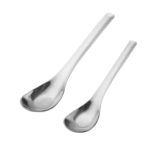 Cuchara <span class=keywords><strong>de</strong></span> sopa para niños <span class=keywords><strong>de</strong></span> acero inoxidable ecológica estilo corte moderno con mango largo pulido <span class=keywords><strong>de</strong></span> espejo <span class=keywords><strong>de</strong></span> medición <span class=keywords><strong>de</strong></span> 10ml - Product Image 6