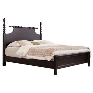 Francese retrò in legno massello <span class=keywords><strong>letto</strong></span> matrimoniale antica camera da <span class=keywords><strong>letto</strong></span> principale mobili con avanzato <span class=keywords><strong>letto</strong></span> a colonna romana per uso domestico - Product Image 5