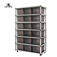 Support de Terrarium pour Reptile réglable à plusieurs niveaux gain de place pour les réservoirs de Python à billes Reptile Snake Rack