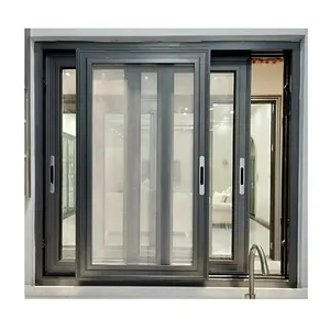 Guojian-mosquitera para puerta y ventana, cierre lateral de aluminio, ventana corredera, precio de España