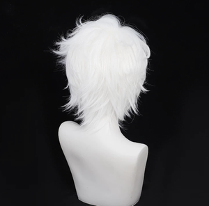 วิกผมสีขาวสังเคราะห์สำหรับคอสเพลย์ <span class=keywords><strong>Touken</strong></span> <span class=keywords><strong>Ranbu</strong></span> ในงานปาร์ตี้ฮาโลวีนสำหรับผู้ชาย รุ่น AOKG-205 - Product Image 4