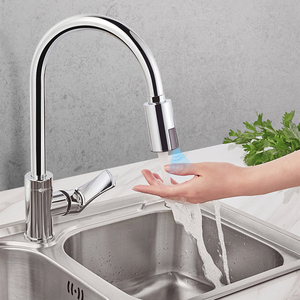 <span class=keywords><strong>Aérateur</strong></span> <span class=keywords><strong>de</strong></span> robinet intelligent chromé avec charge USB, adaptateur mains libres, économiseur d'eau - Product Image 5