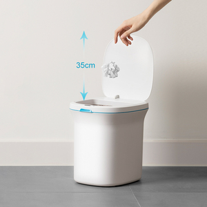 Vendita calda nuovo sensore automatico intelligente bagno plastica Mini Touchless Smart cestino elettrico moderno appeso pattumiera da <span class=keywords><strong>cucina</strong></span> - Product Image 4
