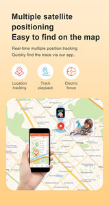 <span class=keywords><strong>Montre</strong></span> <span class=keywords><strong>connectée</strong></span> pour enfants, montres intelligentes avec GPS, appels vidéo 4G, dispositifs de suivi de la localisation, carte SIM pour enfants - Product Image 6