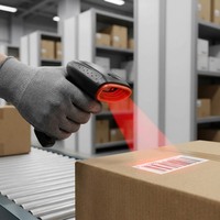 Escáner de Código de Barras Inalámbrico Portátil A22, Lector de Códigos QR 1D 2D USB para Inventario, Almacén, Punto de Venta Minorista