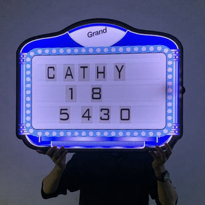 RICHSHINING 2 botellas acrílico luminoso champán Led botella presentador soporte con pantalla programable glorificador para <span class=keywords><strong>Club</strong></span> - Product Image 1