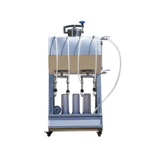 Roestvrijstalen Lage Prijs Semi-Automatische Koolzuurhoudende Drank Vloeibare Sap Waterfilter Vulmachine
