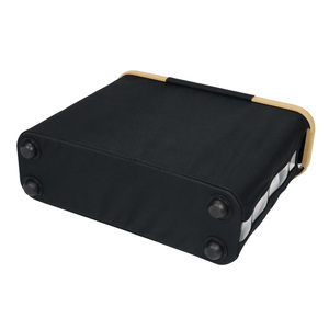 Corbeille à papier toilette respirante, grande capacité, pliable, organisateur de salle de bain, support de rangement pour rouleaux de papier toilette avec couvercle en bambou - Product Image 4