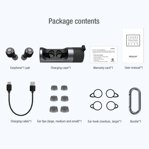 หูฟังบลูทูธแบบสปอร์ต ลดเสียงรบกวน กันน้ำ IPX5 ขนาด 6 มม. หูฟัง TWS - Product Image 6
