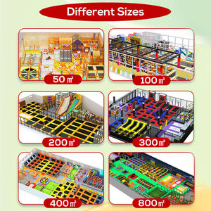 Aire de jeux intérieure multifonctionnelle Grande aire de jeux Piscine intérieure en mousse Parc de trampoline pour enfants <span class=keywords><strong>Parcours</strong></span> Ninja à vendre - Product Image 6