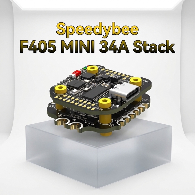 SpeedyBee F405 Mini BLS 35A 20x20 Stack Flight Controller 3-6S LiPo BLHeli_S 4-in-1 ESC for FPV RC Racing Drone Parts