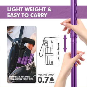 AG kinggear Walker đi bộ mía cho phụ nữ người đàn ông Trọng lượng nhẹ đi bộ gậy với grip thoải mái - Product Image 3