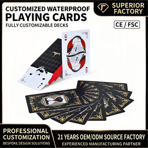 Cartes à Jouer Anime Personnalisées, Matériau PVC Imperméable, Coins Arrondis pour Jeux de Cartes & Cadeaux de Collection Anime - Product Image 4