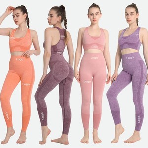 Premium Seamless Workout Sets for Women, High Waist Push up Leggings and Fitness Top, <strong>Alo</strong> <strong>Yoga</strong> Style <strong>Activewear</strong> for Training - Product Image 5