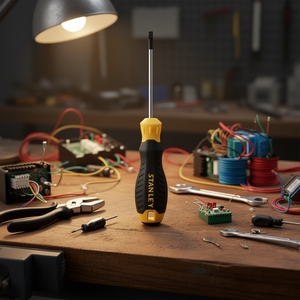 Destornillador Phillips Stanley con mango acolchado de 2 y 3 pulgadas de longitud para electricistas y trabajadores de instrumentos - Product Image 3