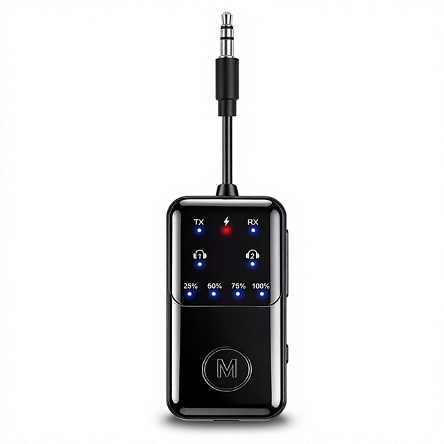 For 6.0 Audio Receiver Transmitter AUX Hi-Fi Stereo Music In-car & Home Use Wireless Adapter HD Mic for PC TV Model X5