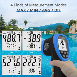 HOLDPEAK HP-1800 Termômetro Digital Alta Temperatura Infravermelho Handheld -50 ~ 1800 ℃ Faixa de Medição - Product Image 4