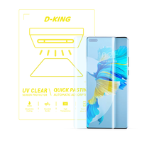 D-KING Film Hydrogel Universel Souple HD Transparent à Haute Transparence, Durcissement UV, Protection d'Écran à Couverture Totale pour Téléphone Mobile