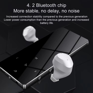 Lecteur <span class=keywords><strong>MP3</strong></span> sans fil portable <span class=keywords><strong>en</strong></span> métal avec écran tactile <span class=keywords><strong>de</strong></span> 1,8 pouce, 16 Go, son HiFi - Product Image 5