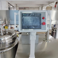 Máquina Mezcladora de Lociones al Vacío de Alto Cizallamiento con Control PLC, Homogeneizador de Cosméticos, Equipo de Mezcla de Cremas, Bomba de Engranajes para Alimentos