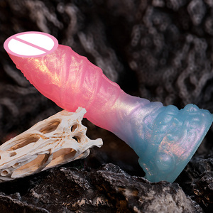YOCY Drop Shipping XXL Dildo luminoso per le donne masturbazione <span class=keywords><strong>Soft</strong></span> anale Plug per adulti massaggio anale forte aspirazione giocattoli del sesso per gli uomini - Product Image 1