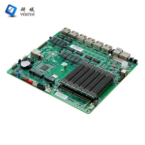 6 cổng Ethernet 1U máy chủ pfsense thiết bị j6412 mềm Router Mainboard Mạng Bo mạch chủ tường lửa