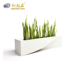 Nuevo banco espiral de diseño Magic Stone GRC para exteriores, muebles de paisajismo para centros comerciales y cafeterías - Product Image 4
