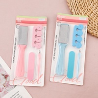 Kit professionnel de soins des ongles en acier inoxydable, ensemble de manucure et pédicure avec coupe-ongles, ciseaux à cuticules et limes à ongles pour la maison