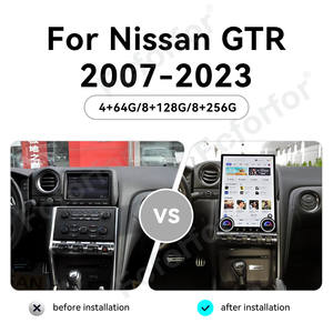 Radio para Auto con Pantalla Táctil Android 13 de 14.5'' y GPS, Navegación y Carplay para Nissan GTR 2007-2023, Compatible con Qualcomm - Product Image 2