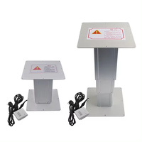 Table électrique réglable en hauteur avec 3 moteurs-Cadre de bureau ergonomique et pieds en métal modernes