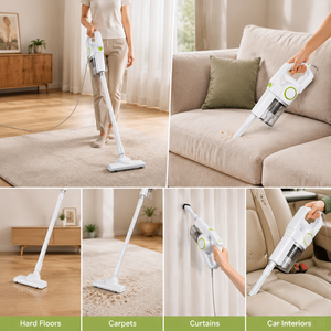 Aspiradora de mano con cable PJC-81A, 14.3kPa de alta potencia, ligera, para el hogar, pisos duros, alfombras y pelo de mascotas. - Product Image 2