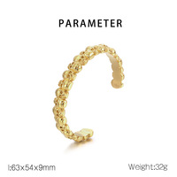 Élégant Rétro Hommes En Acier Inoxydable Ouverture Squelette Têtes Chaîne Bracelet En Gros Titane Acier Biker Crâne Hommes Bracelet
