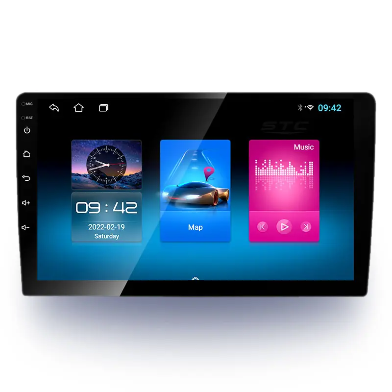 Android 10 Quad Core Smart 10 Zoll Großbild-Touchscreen Auto navigation Autoradio Auto DVD-Player 2din Auto Stereo Multimedia