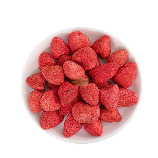 100% Natural Freeze-dried strawberries freeze dried strawberry