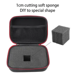 Small Shockproof Protective Plastic Foam EVA Case Travel Pouch With Sponge Foam Cutout