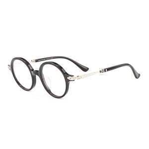 Literatuur Ronde Monturen Schildpadpatroon Transparante Optische Bril op Sterkte Presbyopie Dames Meisjes Groothandel Maatwerk Brillen - Product Image 3